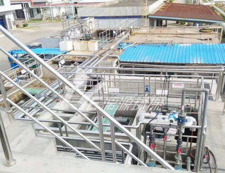 珠?；S廢水處理工程施工安裝